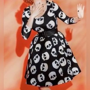 Deadly Dames Skull Misfits Halloween Dress